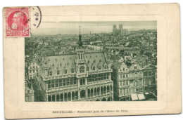Bruxelles - Panorama Pris De L'Hôtel De Ville - Bruxelles-ville