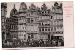 Bruxelles - Maison Des Corporations (Carte En Relief) - Bruxelles-ville