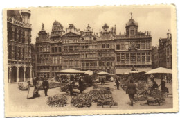 Bruxelles - La Grand'Place (Côté N.-O.) - Bruxelles-ville