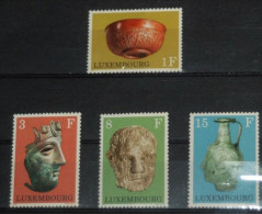 LUXEMBOURG 1972, Archaeology, State Museum, Art, Mi #842-5, MNH** - Archéologie