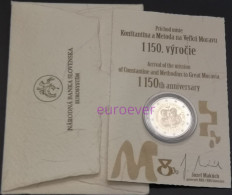 2 Euro Gedenkmünze 2013 Nr. 13 - Slowakei / Slovakia - Mission Durch Kyrill Und Method Nach Großmähren PP Proof - Slovaquie