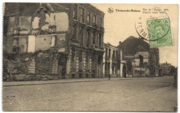 Termonde-Ruines - Rue De L'Eglise 1914 - Dendermonde