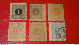 SUEDE : Petit Lot De Timbres TAXE, Dent.13.......... CL1-1-8c - Strafport