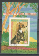 Equatorial Guinea - FAUNA (Animals Of South America:Tayra (Eira Barbata), Stamped Imperforate Sheet Mi:GQ BL274 (1977) - Guinée Equatoriale