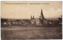 Saint-Martin-de-Boscherville - Eglise Saint-Georges Et Vue Générale - Saint-Martin-de-Boscherville