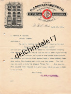 96 0466 ST PAUL MINNESOTTA ÉTATS-UNIS 1909 Wines Liquors P.J. BOWLIN LIQUOR Co Jackson Street à SAUVION & Co - United States