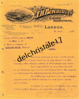 96 0478 LONDRES ROYAUME-UNI 1919 Décalcomanies Pour Cycles J.H. BUTCHER & Co Holborn Viaduct à LARAIGNEZ - Ver. Königreich