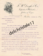 96 0429 BOSTON ÉTATS-UNIS 1914 Jobbers Of Cigars F. M DOYLE & Co Importers Wholesalers Commercial Street à DE MONTEBELLO - United States