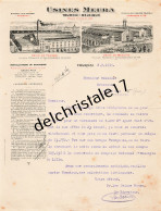 96 0388 TOURNAI BELGIQUE 1919 Fabrique De Brasserie Fonderie Chaudronnerie Cuivre Fer Usines MEURA à SCHEIDER Brasseur - Ambachten