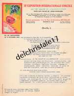 96 0335 BRUXELLES BELGIQUE 1930 Propagande IIIème Exposition Internationale Vinicole Au 7ème Salon De L'Alimentation - Agriculture