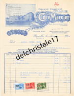 96 0304 BRUXELLES BELGIQUE 1940 Grande Cidrerie Française Cidre MERCIER Rue Du Feu à MYNHEER VANDEN DOOREN - Alimentos