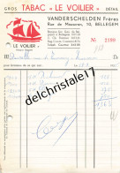 96 0181 BELGIQUE BELLEGEM 1955 Gros & Détail Tabac "LE VOILIER" VANDERSCHELDEN Frère Rue De Mouscron à ROUSSELLE - 1950 - ...