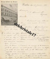 96 0145 PAYS-BAS ZUTPHEN 1903 Grand Hôtel Du Soleil Dest. Mrs J. G. MONNET & Co à COGNAC - Netherlands