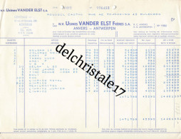 96 0032 BELGIQUE ANTWERP 1955 Tabac Dock Mexicanitos Usines VANDER ELST S.A Central KORTRJK à RAOUSSEL-CASTEL - 1950 - ...