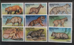 Bhutan 1997 Wildlebende Säugetiere Mi 1691/99** - Bhoutan