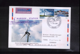 Australian Antarctic Territory 2005 Mawson Station Interesting Cover - Brieven En Documenten