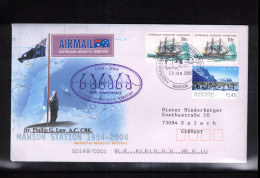 Australian Antarctic Territory 2005 50th Anniversary Of AAT - Mawson Station - Australian Research Expedition - Storia Postale