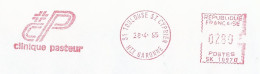 EMA SATAS Type SK Avec Publicité Illustrée Clinique Pasteur De Toulouse (devant D'enveloppe) - Louis Pasteur