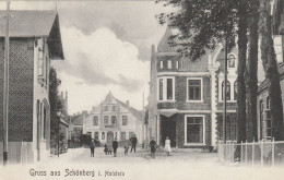 DE52  --  GRUSS AUS  SCHONBERG I. HOLSTEIN  --  BAHN POST KIEL - SCHONBERG  --  ZUG 15  --  1907 - Schoenberg