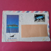 Lettre Illustrée Par Avion De Papeete Pour Les Lilas 93260 - 1982 - Briefe U. Dokumente