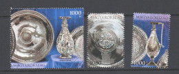 Hongarije 2014 Yv  Zegels Uit Blok 357 Hele Hele Hoge Waarden, Gestempeld - Used Stamps
