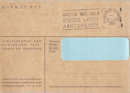 The Netherlands Flamme Postale - Postmark - Poststempel Brieven Met Geld Steeds Laten Aantekenen - 1963 - Maschinenstempel (EMA)