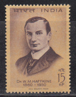 India MNH 1964 Waldemar Haffkine, Bacteriologist Biology, Of USSR Russia Immunologist Disease Study Health India 1964 - Unused Stamps