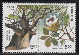 India MNH 1997, Parijat Tree, Se-tenent, - Neufs