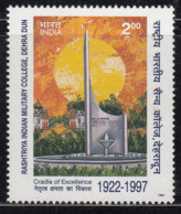 India MNH 1997, Rashtriya Indian Military Academy, Sun Astronomy, Memorial, Defence, - Ongebruikt
