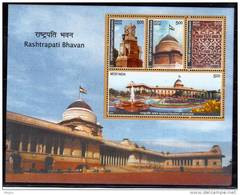 India Miniature MNH 2011. Rashtrapati Bhavan, Monument - Unused Stamps