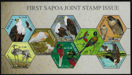 Angola 2004  MiNr. (Block 170) SAPOA Joint Issue BIRDS Of Prey S/sh MNH **  1000.00 € - Angola