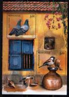 India Miniature MNH 2010, Pigeon And Sparrow, Bird. Birds - Unused Stamps