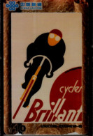 TELECARTE....PUB CYCLES BRILLANT - Reclame