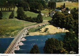 72 PONT De GENNES Vers Montfort Le Gesnois Belle Vue Aérienne La Plage Baignade Jeux Toboggan - Montfort Le Gesnois