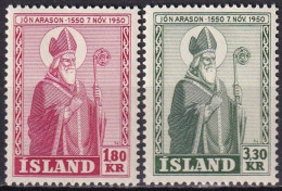 ISLAND 1950 Mi-Nr. 271/72 ** MNH - Unused Stamps