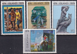 ISLAND 1974 Mi-Nr. 485/88 ** MNH - Neufs