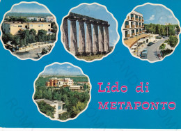 CARTOLINA  LIDO DI METAPONTO,MATERA,BASILICATA-STORIA,MEMOORIA,CULTURA,RELIGIONE,IMPERO ROMANO,NON VIAGGIATA - Matera