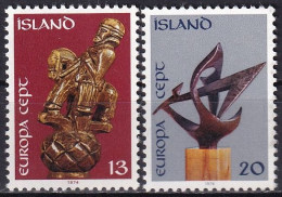 ISLAND 1974 Mi-Nr. 489/90 ** MNH - Unused Stamps