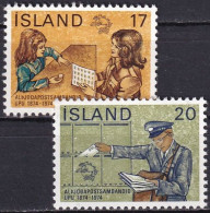 ISLAND 1974 Mi-Nr. 498/99 ** MNH - Neufs