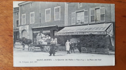 Saint Mihiel , Café Du Commerce , Quartier Des Halles , Attelage  De Paniers , Rare - Saint Mihiel