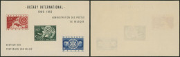 Feuillet De Luxe - LX18 Rotary International, Cinquantenaire (Oostende) / Gommé - Foglietti Di Lusso [LX]