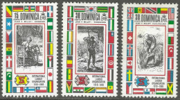 Dominica. 1969 50th Anniv Of International Labour Organisation. MH Complete Set. SG 262-264 - Dominica (...-1978)