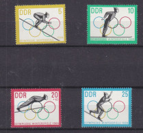 Allemagne - République Démocratique - Yvert 703 / 6 ** - Jeux Olympiques - Hiver 64 - Saut Du Tremplin - - Hiver 1964: Innsbruck