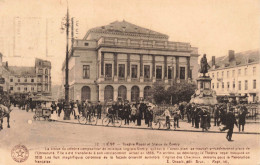 BELGIQUE - Liège - Théâtre Royal Et Statue De Ôrély - Animé - Carte Postale Ancienne - Luik