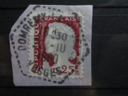 BEAU TIMBRE DE FRANCE N° 1263 - CACHET HEXAGONAL TIRETE DONREMY LA PUCELLE - 1960 Maríanne De Decaris