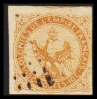 1859-1865. COLONIES DE L'EMPIRE FRANCAIS. 10 C POSTES. Eagle.  - JF536766 - Other & Unclassified