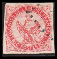 1859-1865. COLONIES DE L'EMPIRE FRANCAIS. 80 C POSTES. Eagle.  - JF536770 - Altri & Non Classificati