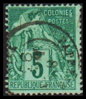 1881-1886. COLONIES FRANCAIS. 5 C COLONIES POSTES.  - JF536773 - Andere & Zonder Classificatie