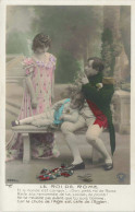 COUPLE - Le Roi De Rome - Un Homme Courtisan Une Dame - Colorisé - Carte Postale Ancienne - Couples