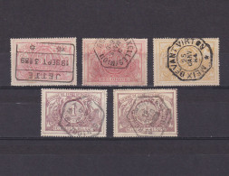 BELGIUM 1882, Sc #Q11-Q14, Used - 1893-1907 Coat Of Arms